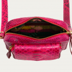 Pink Celosia Python Baby Charly Bag