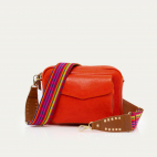 Sac Cuir Big Charly Orange Goyave