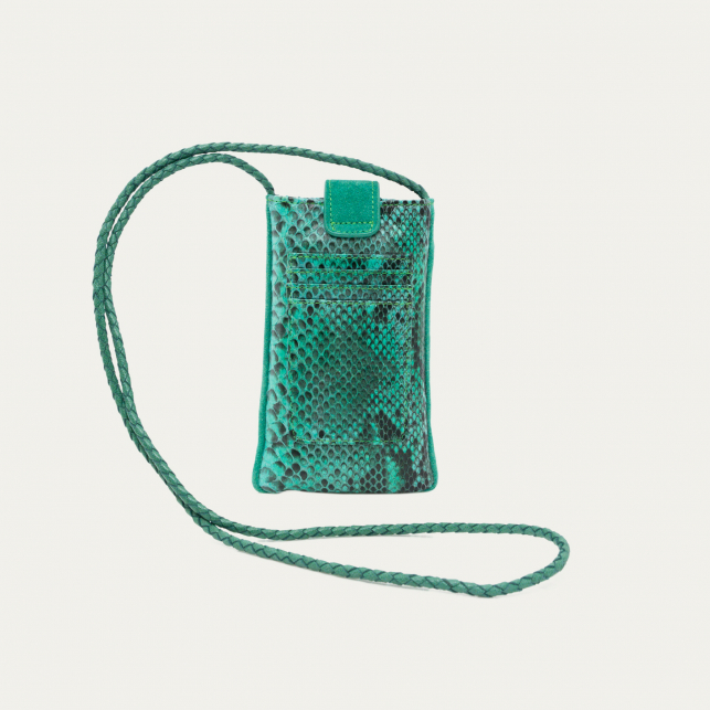 Tulum Python Phone Bag Double Marcus