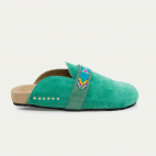 Mules Georgette Veau Velours Tulum