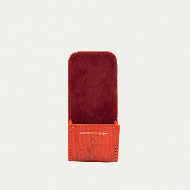 Etui Airpod Jamie Lézard Orange Goyave