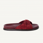 Sandales Cuir Jeannette Bordeaux