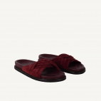 Sandales Cuir Jeannette Bordeaux