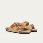 Raffia Fabric Odette Sandals