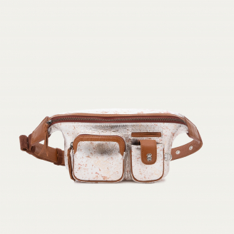 Oxy Metal Leather Fanny Pack Romeo