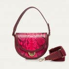 Pink Celosia Python Bag Big Victoria