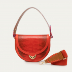 Guava Orange Lizard Big Victoria Bag