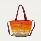 Orange Rainbow Raffia Mini Basket Stella S