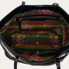 Cabas Python India Noir