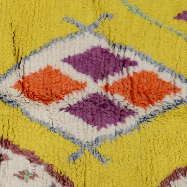 Boujad Yellow Berber Carpet