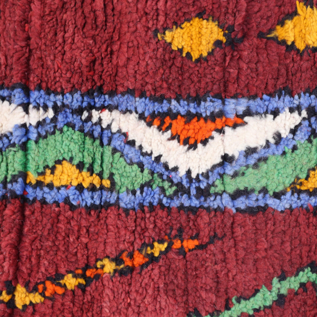 Boujad Red Berber Carpet
