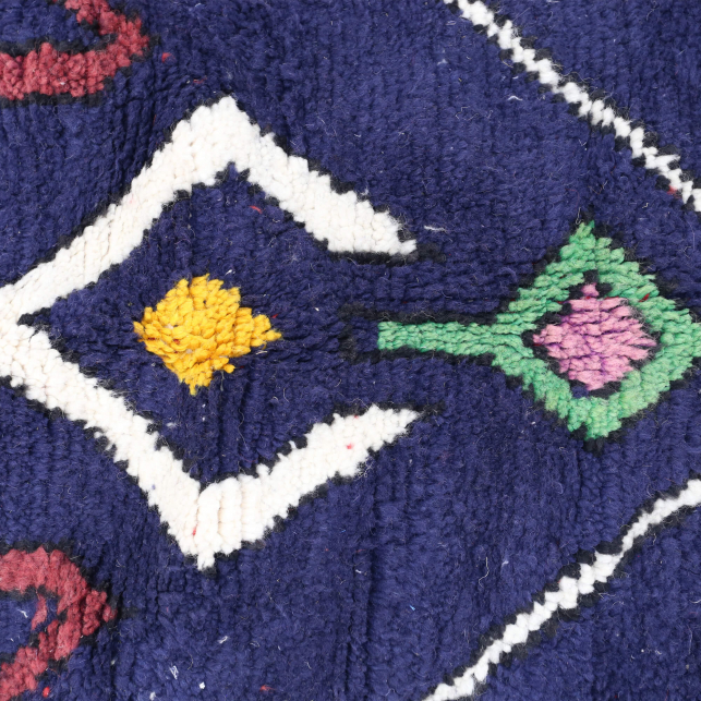 Boujad Navy Berber Carpet