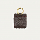 Etui Airpod Jamie Python Brun Fumé