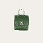 Bronze Green Python Airpod Holder