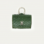 Etui Airpod Jamie Python Vert Bronze