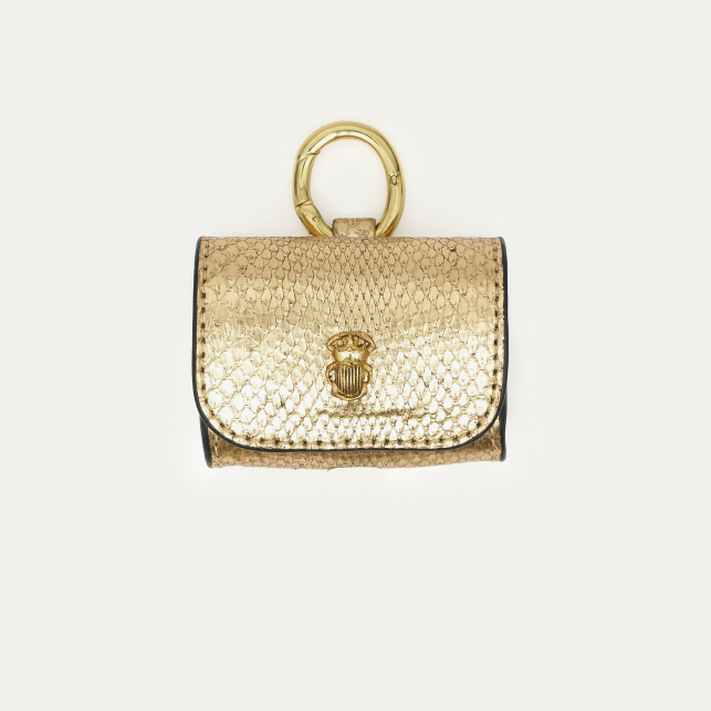 Golden Python Airpod Holder