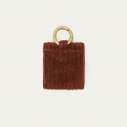 Brick Velvet Leather Jamie Airpod Holder