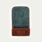 Brick Velvet Leather Jamie Airpod Holder