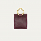 Crackled Garnet Leather Jamie Airpod Holder