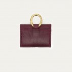 Crackled Garnet Leather Jamie Airpod Holder