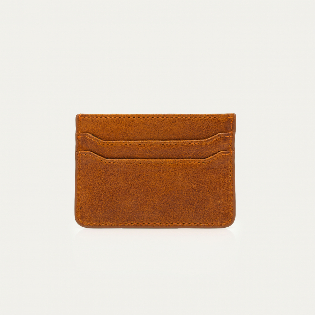 Copper Leather Cardholder Manu