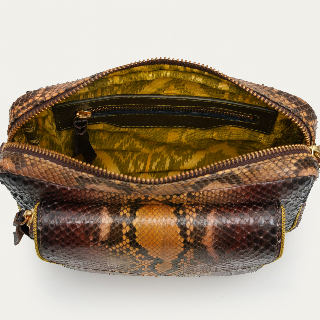 Tiger Eye Stone Python Big Charly Bag