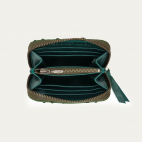 Portefeuille Python Mini Bob Vert Bronze