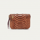 Washed Copper Python Wallet Mini Bob