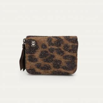 Portefeuille Cuir Mini Bob Leo Vintage