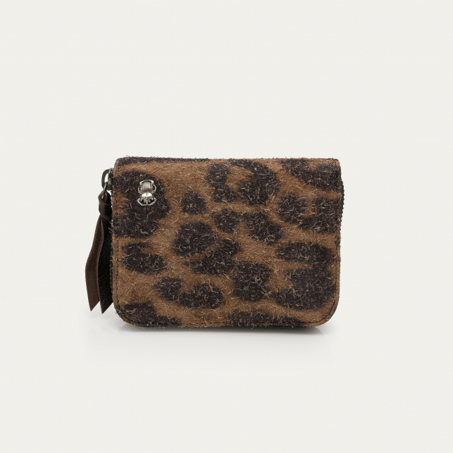 Portefeuille Cuir Mini Bob Leo Vintage