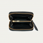 Portefeuille Cuir Vernis Mini Bob Noir