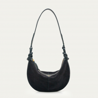 Black Leather Chris Bag