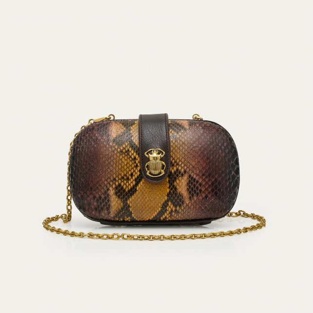 Sac Chiara Python Oeil de Tigre