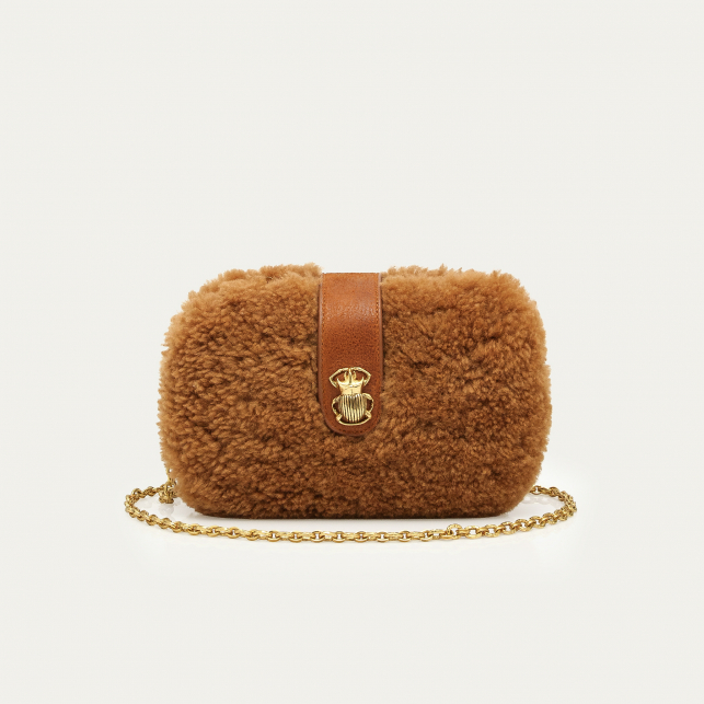 Sac Peau Lainée Chiara Cuivre