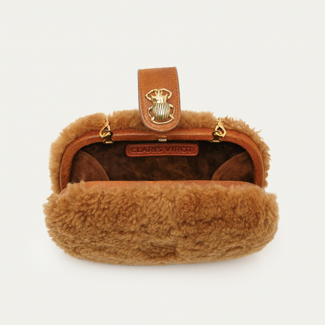 Sac Peau Lainée Chiara Cuivre