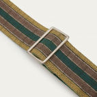 Bandoulière Tissu Vert Rayé