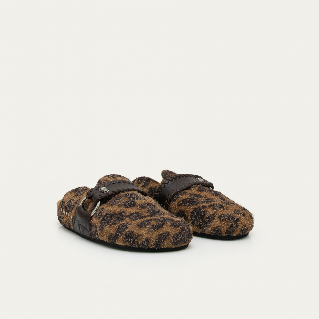 Mules Georgette Suede Leo Vintage
