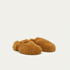 Mules Georgette Peau Lainée Cuivre