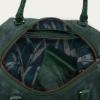 Sac Week-End Cuir Roger XS Vert Emeraude