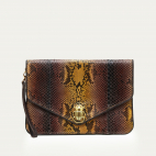 Pochette Python Alicia Oeil de Tigre