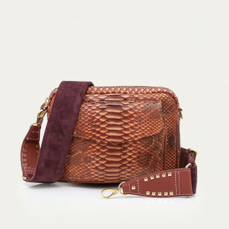 Sac Python Big Charly Cuivre Lavé