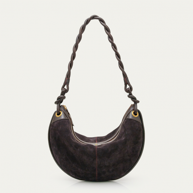 Sac Suède Big Chris Brun Fumé