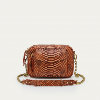 Sac Python Charly Cuivre Lavé