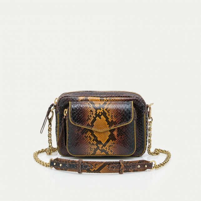 Sac Python Charly Oeil de Tigre