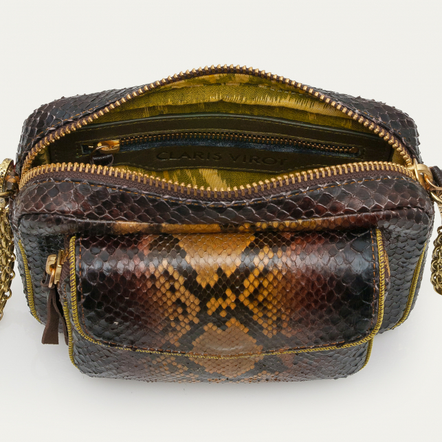 Sac Python Charly Oeil de Tigre