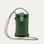 Etui à Telephone Python Double Marcus Vert Bronze