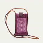 Mixed Purple Python Phone Bag Double Marcus