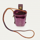 Mixed Purple Python Phone Bag Double Marcus