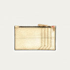 Gold Python Helena Card Holder