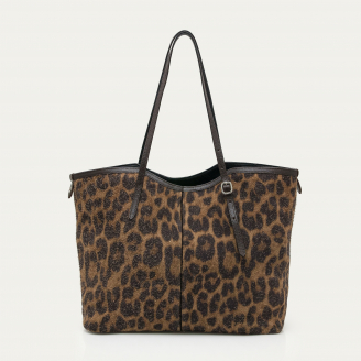 Cabas Cuir India Vintage Leo